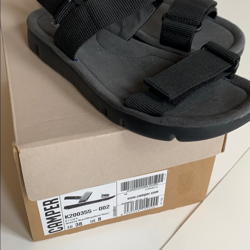 NEW Camper Oruga Black Sandal